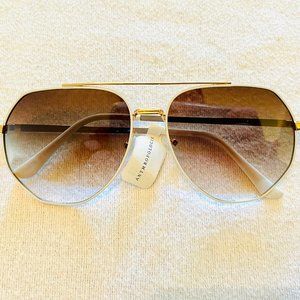 Anthropolgie Basha Brow-Bar Aviator Sunglasses -NWT